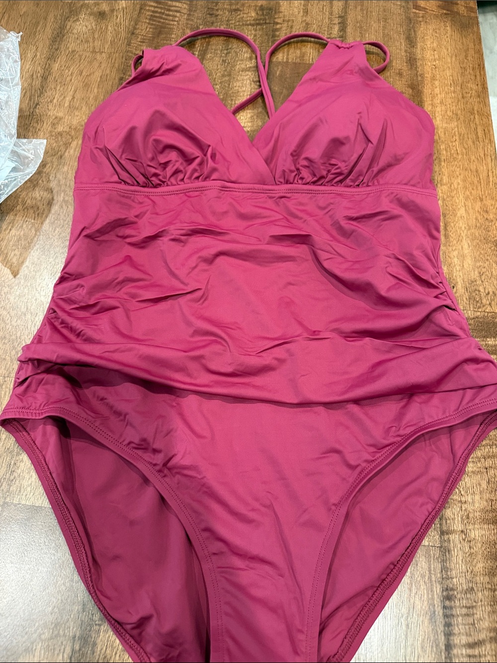 Jantzen Women's One-Piece Swimsuit in Deep burgundy